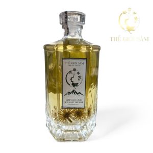 Rượu ngâm củ lá Hoa Sâm (Chai vuông 500ml)